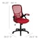 Flash Furniture Office Chair, Mesh, Red HL-0016-1-BK-RED-GG - alternate 7